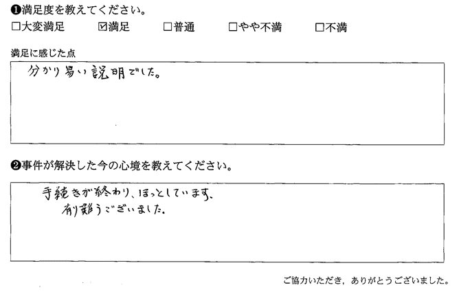 分かり易い説明でした